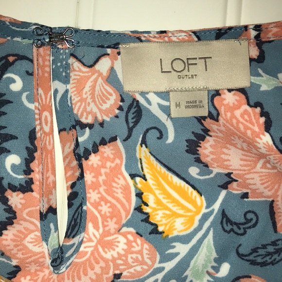LOFT - Floral Sleeveless Blouse - Picture 8 of 8